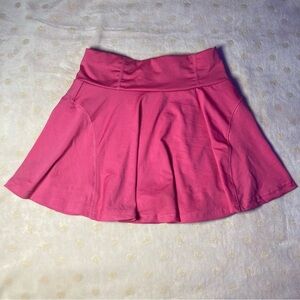 Vibrant Pink Skater Skirt with Built in Shorts